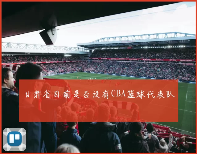 甘肃省目前是否设有CBA篮球代表队